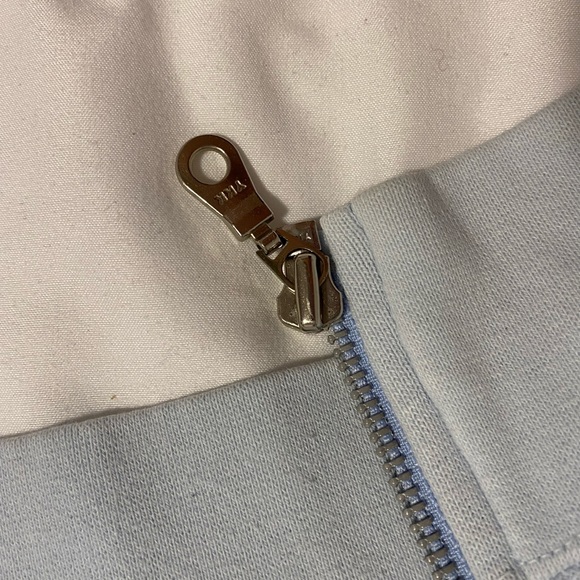 light blue zip up - Picture 3 of 5